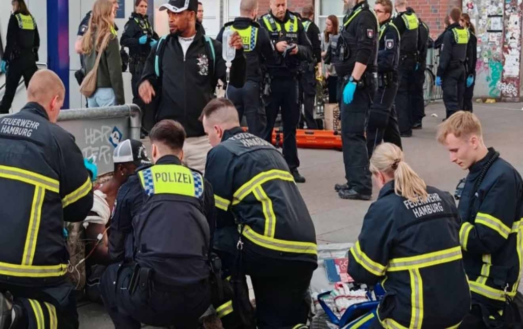 Ataque con cuchillo en Hamburgo deja 12 heridos