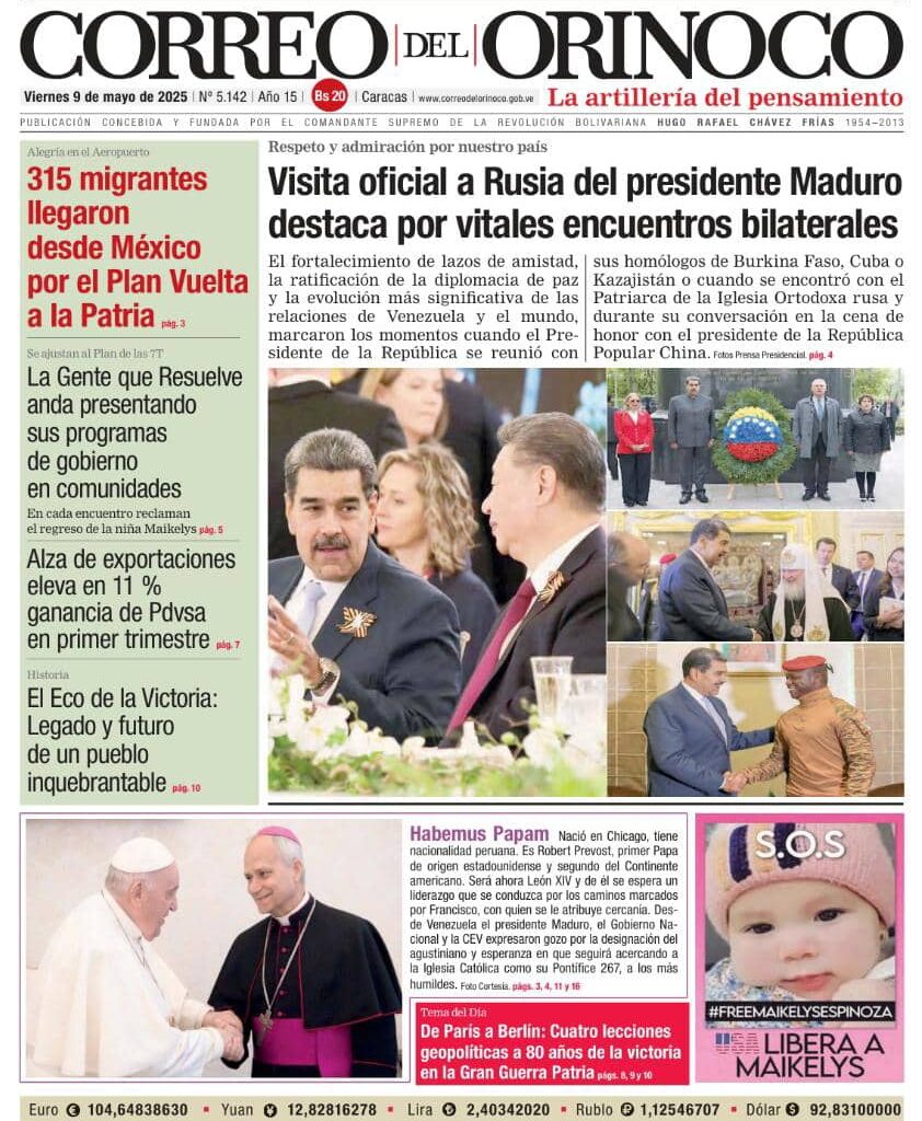Edición Impresa Correo del Orinoco N° 5.142