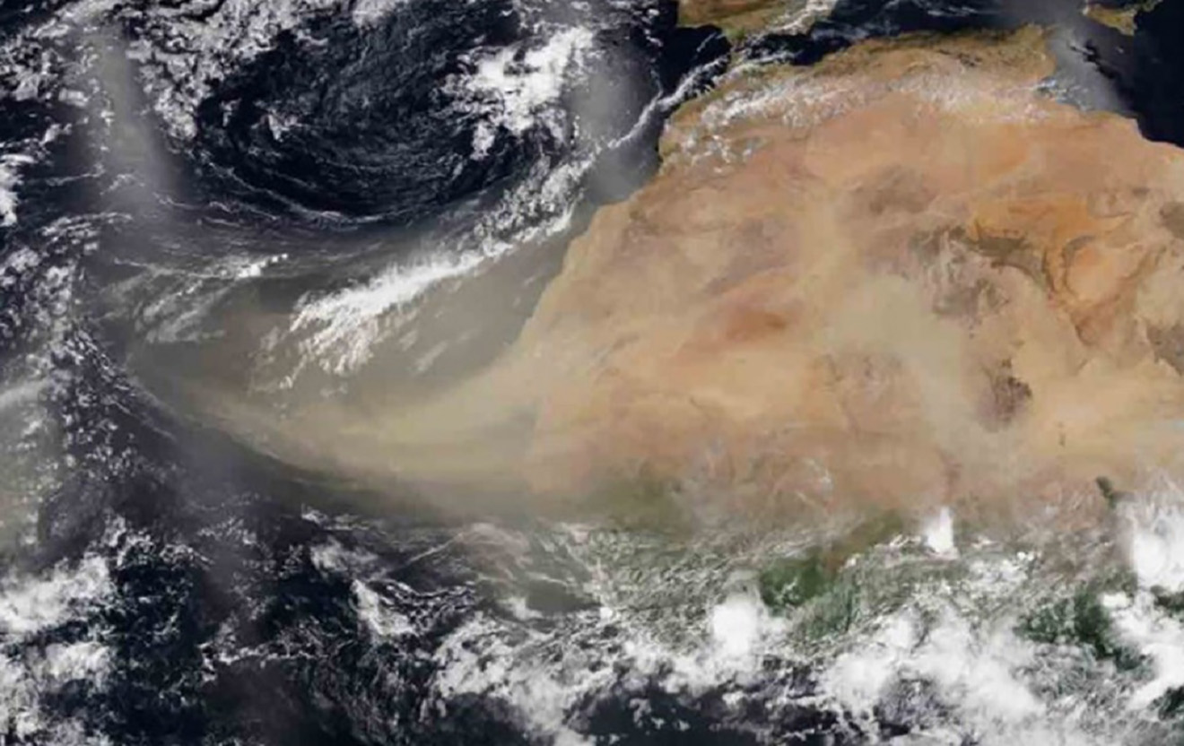 polvo del sahara