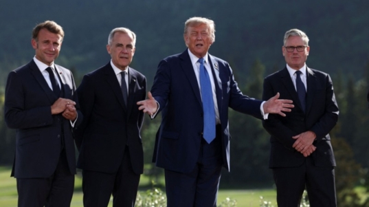 trump macron