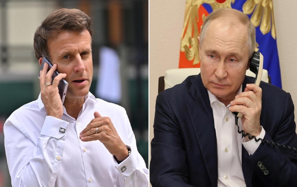 Putin y Macron reanudan diálogo con énfasis en Oriente Medio y Ucrania