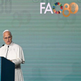 Papa León XIV calificó en la FAO al hambre como un fracaso colectivo