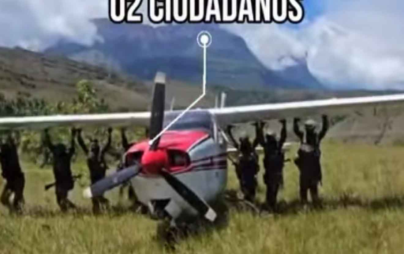 FANB inutilizó aeronave proveniente de Guyana que ingresó ilegalmente al país