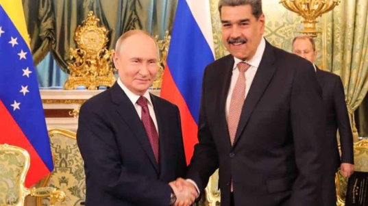 Presidentes Maduro y Putin
