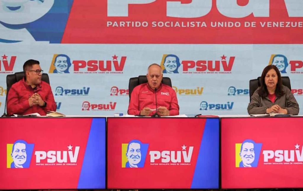 Rueda de prensa PSUV