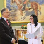 Entrega de Cartas Credenciales de Italia ante la presidenta (E) Delcy Rodríguez fortalece alianza estratégica