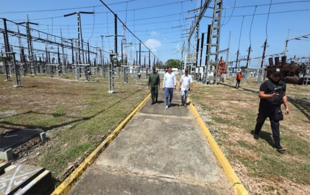 Ministro Márquez inspeccionó los avances operativos de las instalaciones eléctricas en el estado Anzoátegui