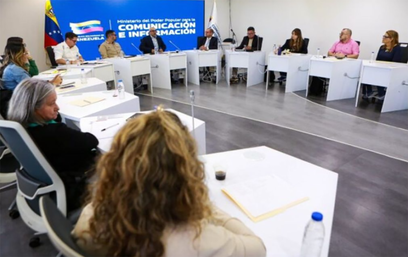 Vicepresidente sectorial de Comunicación lideró reunión con el Sistema Nacional de Medios Públicos