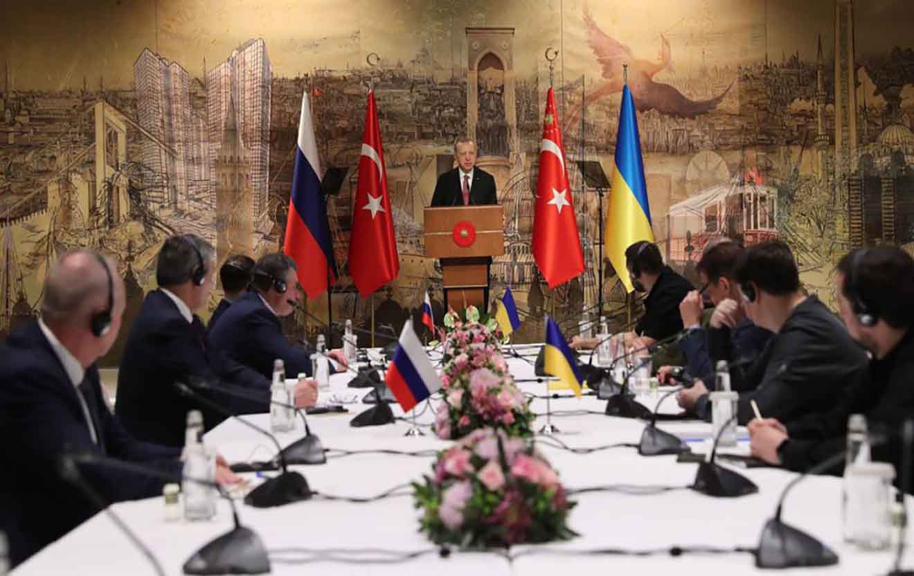 Reunión Rusia Ucrania - Foto referencial