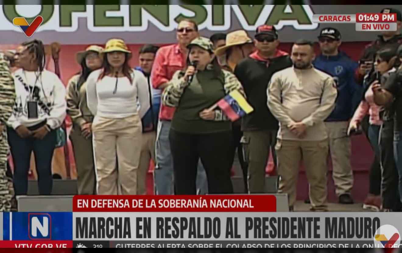 Alcaldesa de Caraca-Vamos a demostrarle al imperio que Venezuela se respeta