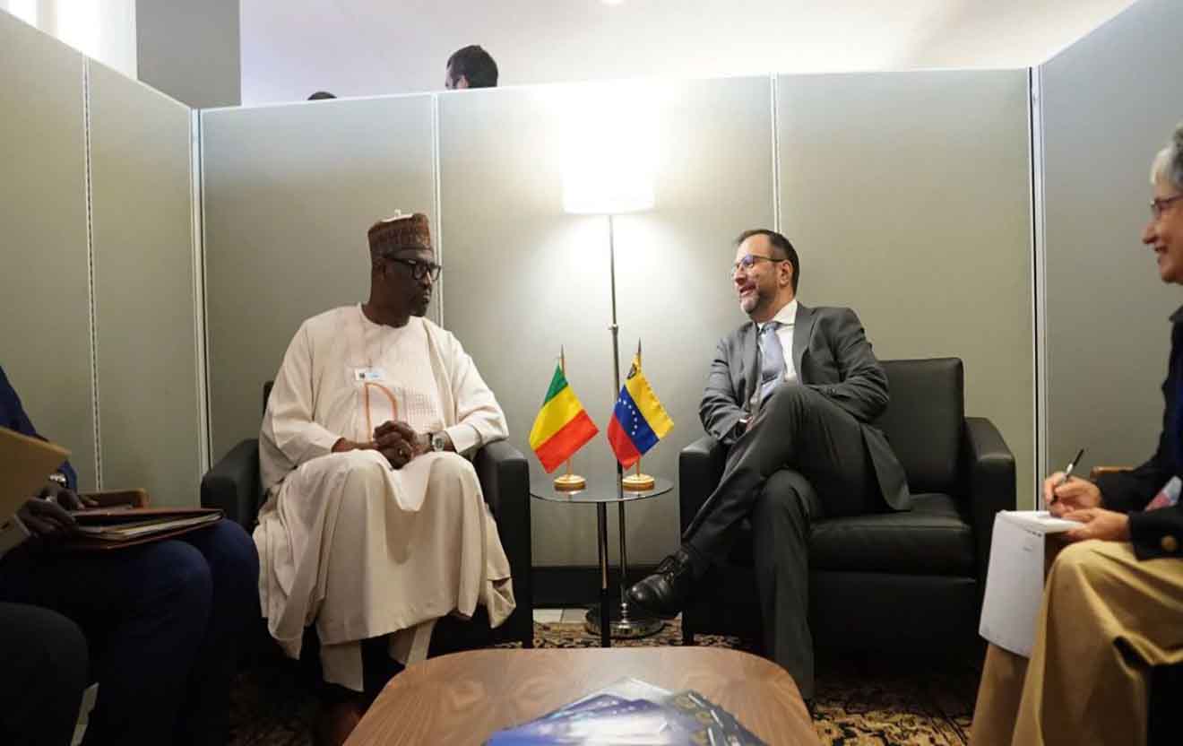 Venezuela y Mali reafirman alianza y posiciones comunes en Asamblea General de la ONU