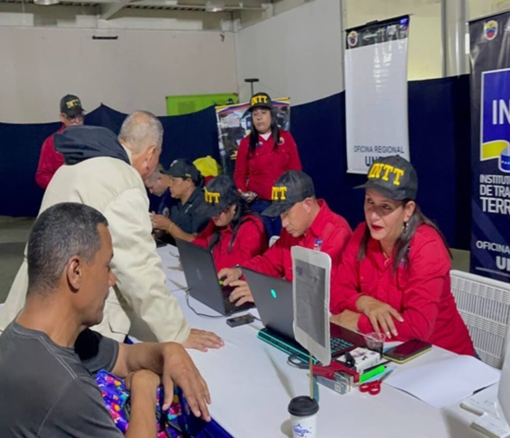 INTT activa operativos en 12 estados a nivel nacional