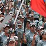 Juramentación de la Brigada Campesina