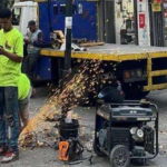 GDC avanza en la rehabilitación del del bulevar Panteón y la plaza Las Mercedes