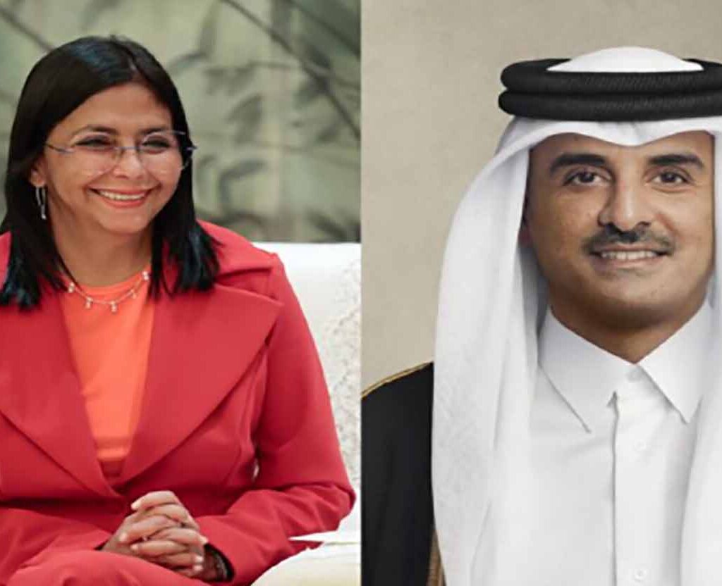 Presidenta Encargada Delcy Rodríguez se solidarizó con Qatar ante inestabilidad y violencia en Medio Oriente